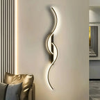 Modern Curved Wall Light for Interiors – Ambient Lighting, Living Space Design