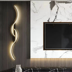 Modern Curved Wall Light for Interiors – Ambient Lighting, Living Space Design