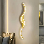 Modern Curved Wall Light for Interiors – Ambient Lighting, Living Space Design