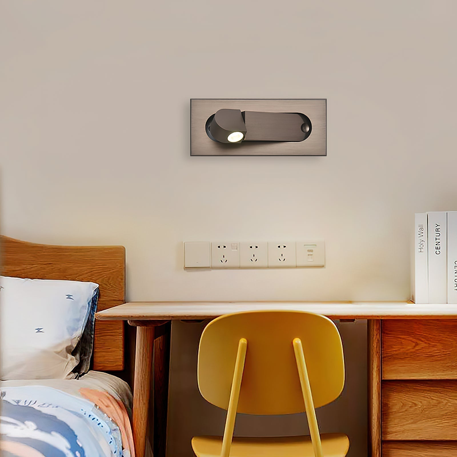 Modern LED Bedside Reading Lamp - Adjustable, Varied Finishes – Home Office, Gift