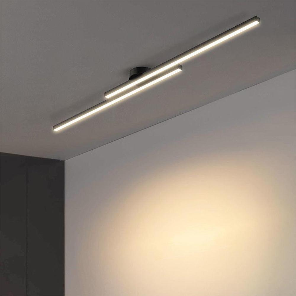 Moderne Aluminium LED Deckenleuchte – Esszimmer, Wohnzimmer