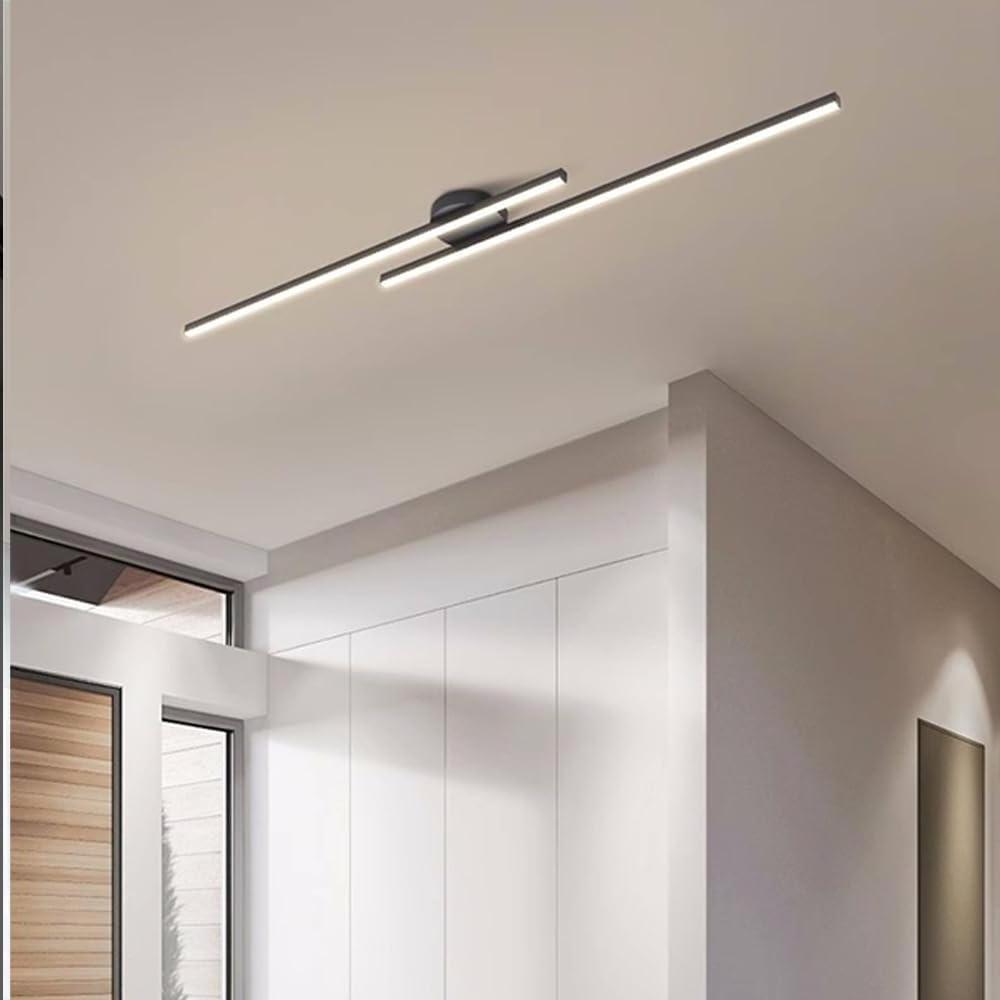 Moderne Aluminium LED Deckenleuchte – Esszimmer, Wohnzimmer