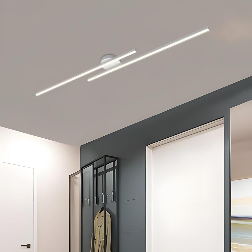 Moderne Aluminium LED Deckenleuchte – Esszimmer, Wohnzimmer