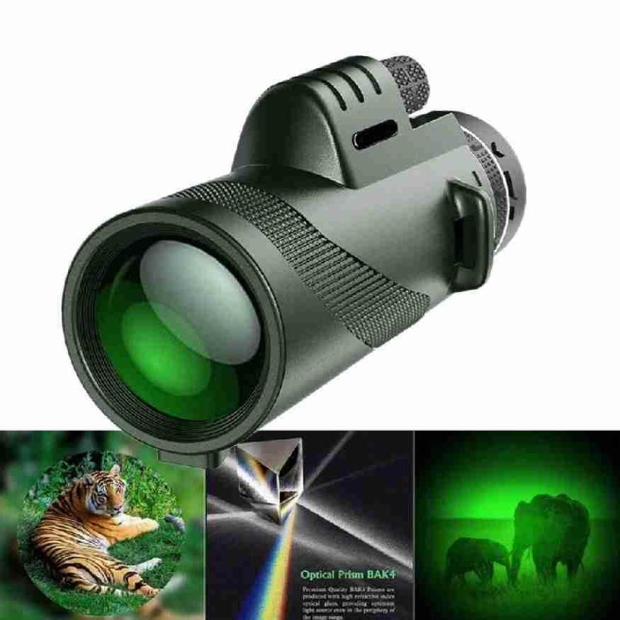 Monocular Ultra-Zoom HD Lens, Lightweight – Hiking, Birdwatching