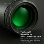 Monocular Ultra-Zoom HD Lens, Lightweight – Hiking, Birdwatching