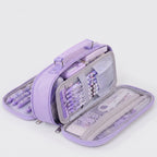 Multi-Compartment Zipped Stationery Bag – School, Office