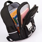 Multi-Pocket School Rucksack - Capybara Theme, Durable Design – Travel, Daily Use