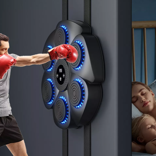 Music Boxing Pad with Targeting Features – Home Workout, Fitness Training