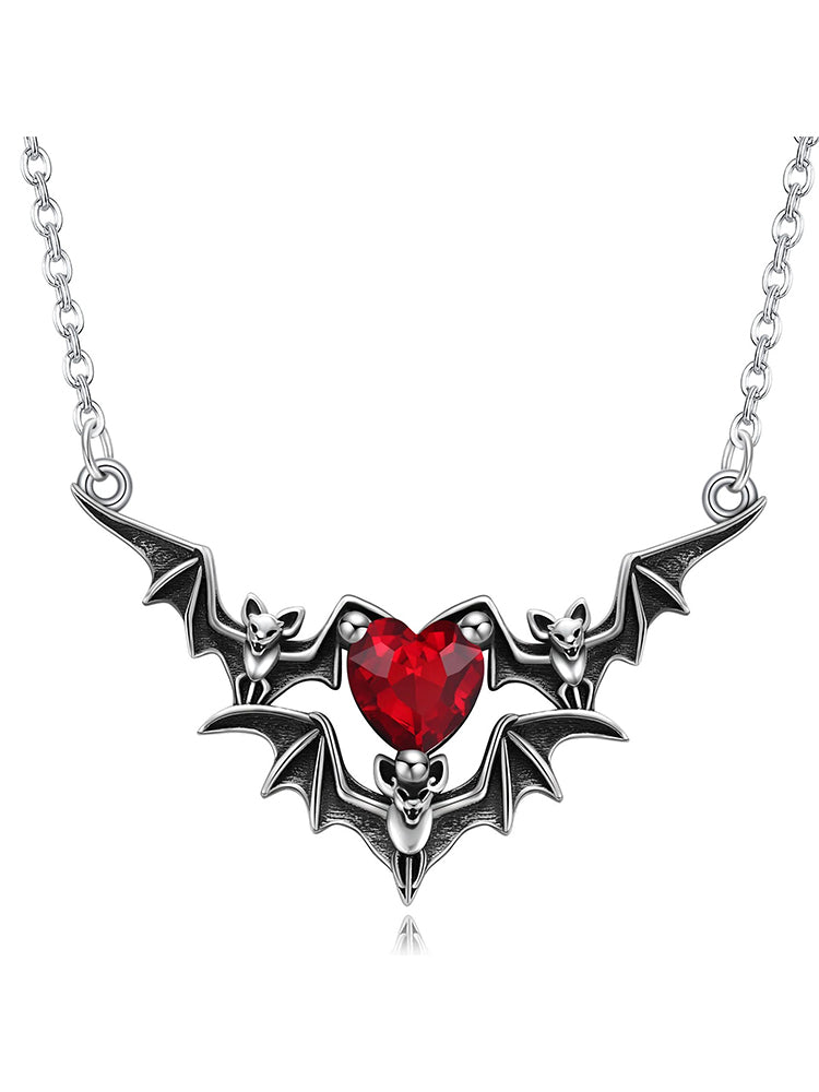 Necklace with Black Rhinestones – Halloween Costume, Party Accessory