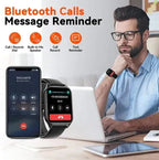 Non-Invasive Blood Glucose Smartwatch with Fitness Tracking – Health Monitoring, Daily Fitness