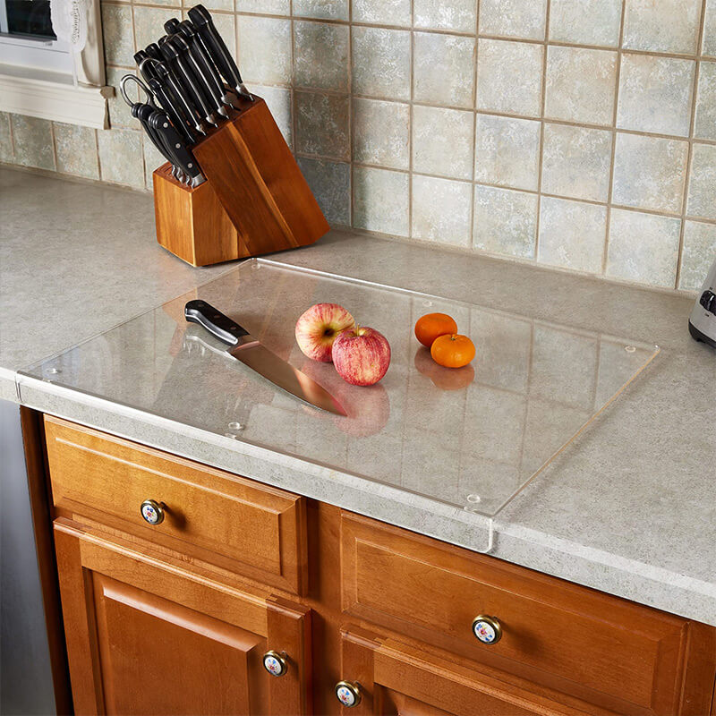 Non-Slip Glass Chopping Board – Secure Cutting Surface for Kitchen, Food Prep