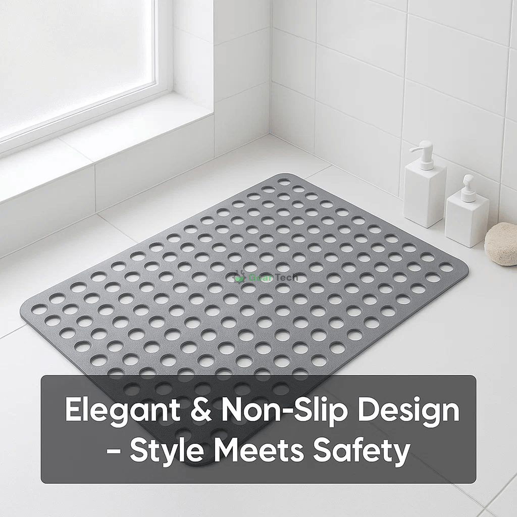 Non-Slip Shower Mat for Bathroom Safety & Hygiene – Comfort, Easy Cleaning