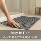 Non-Slip Shower Mat for Bathroom Safety & Hygiene – Comfort, Easy Cleaning