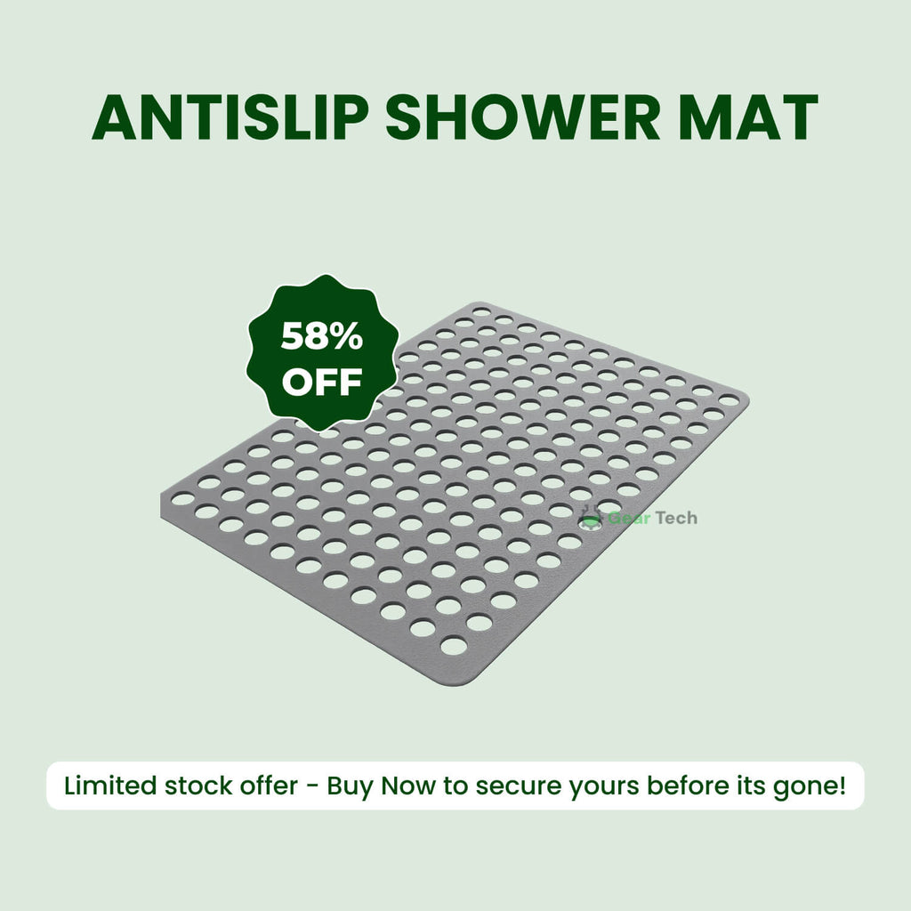 Non-Slip Shower Mat for Bathroom Safety & Hygiene – Comfort, Easy Cleaning