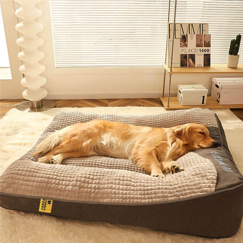 Orthopedic Dog Bed with Pillow – Luxury Comfort for Small/Large Dogs, Relaxation