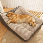 Orthopedic Dog Bed with Pillow – Luxury Comfort for Small/Large Dogs, Relaxation