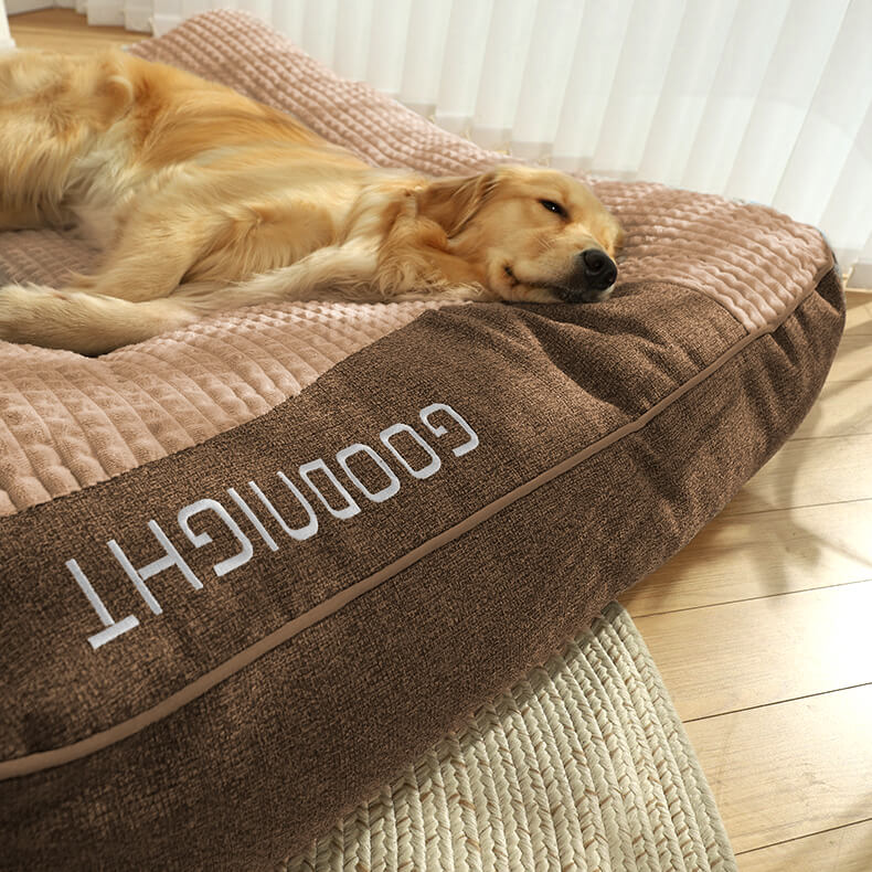 Orthopedic Dog Bed with Pillow – Luxury Comfort for Small/Large Dogs, Relaxation