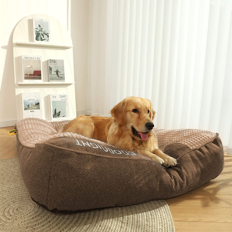 Orthopedic Dog Bed with Pillow – Luxury Comfort for Small/Large Dogs, Relaxation
