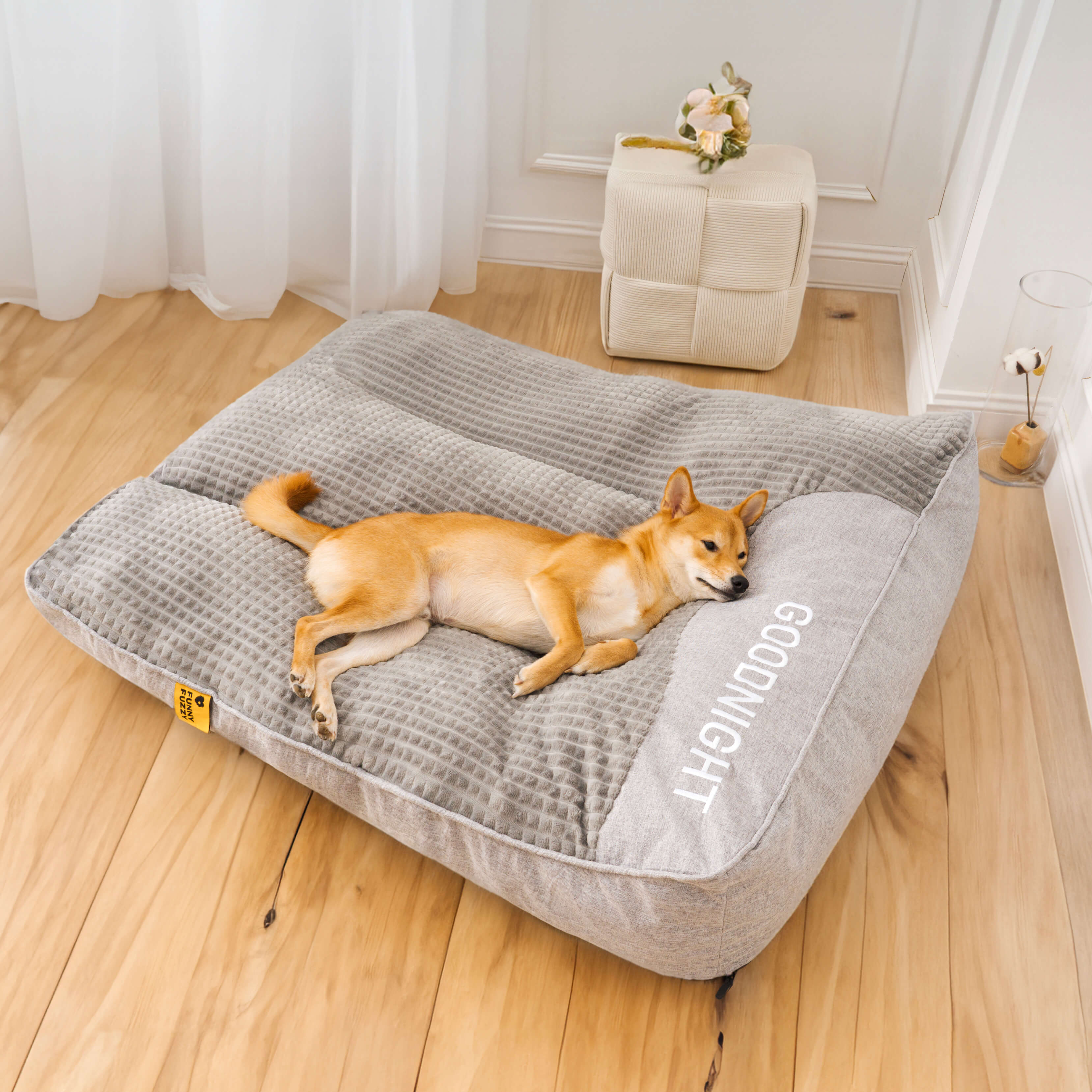 Orthopedic Dog Bed with Pillow – Luxury Comfort for Small/Large Dogs, Relaxation