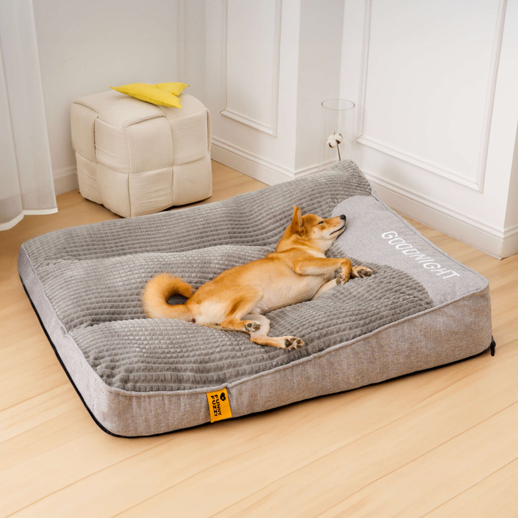 Orthopedic Dog Bed with Pillow – Luxury Comfort for Small/Large Dogs, Relaxation