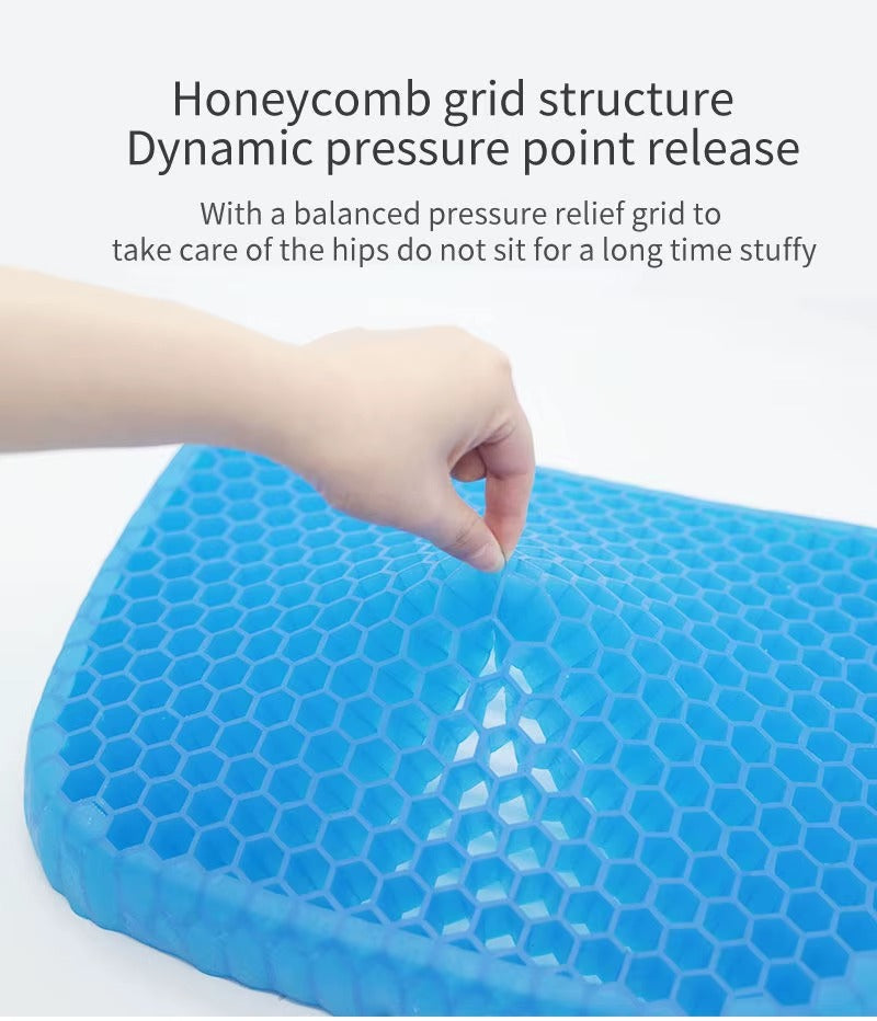 Orthopedic Gel Seat Cushion for Tailbone & Back Support – Comfort, Posture