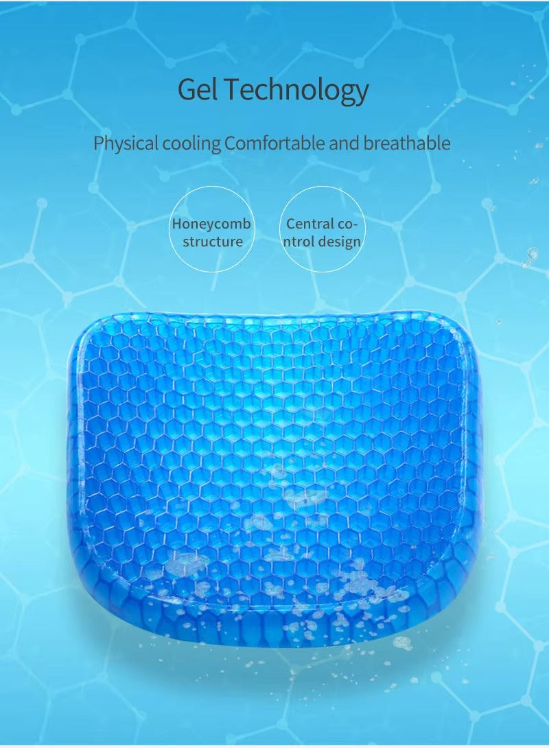 Orthopedic Gel Seat Cushion for Tailbone & Back Support – Comfort, Posture