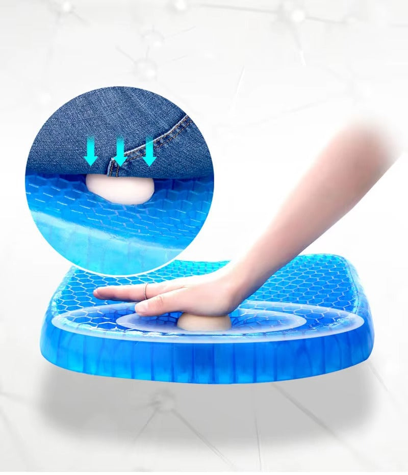Orthopedic Gel Seat Cushion for Tailbone & Back Support – Comfort, Posture