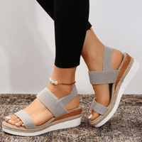 Orthopedic Platform Sandals for Women UK – Smart Casual Holiday Wear Evening Footwear