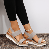 Orthopedic Platform Sandals for Women UK – Smart Casual Holiday Wear Evening Footwear
