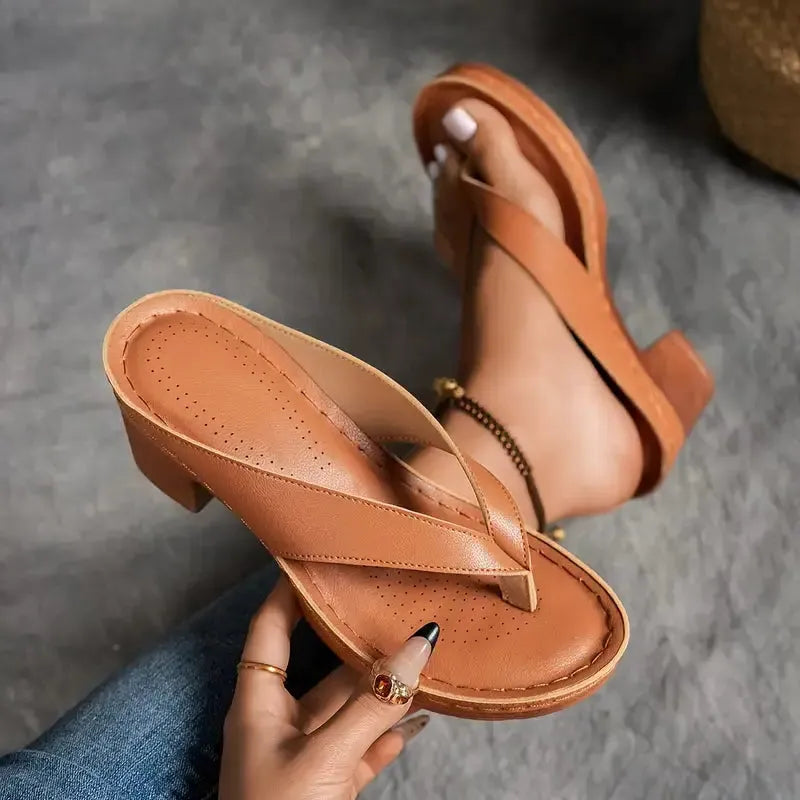 Orthopedic Slippers with Heel for Women UK – Smart Casual Evening Footwear, Home & Relaxation