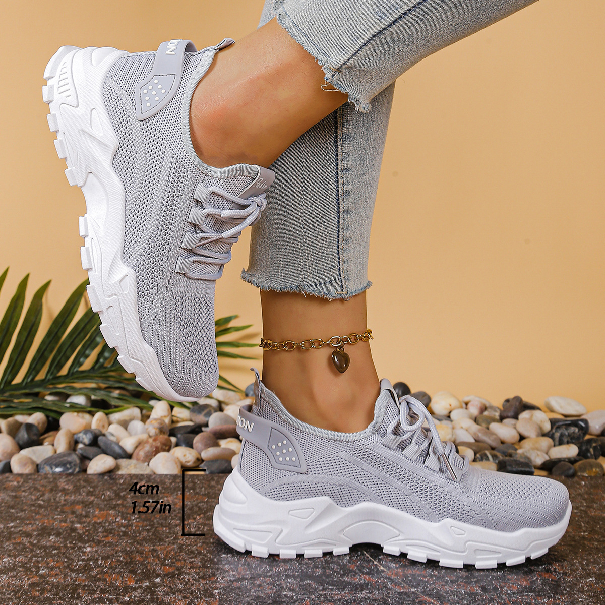 Orthopedic Sneakers for Comfort and Support | Breathable Mesh Design