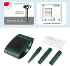 Outdoor Solar-Powered Ultrasonic Deer Repeller – Garden Protection, Wildlife Control