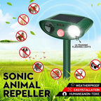 Outdoor Solar-Powered Ultrasonic Deer Repeller – Garden Protection, Wildlife Control