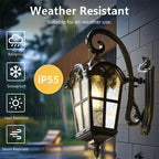 Outdoor Solar Wall Light with Remote Control – Garden, Patio