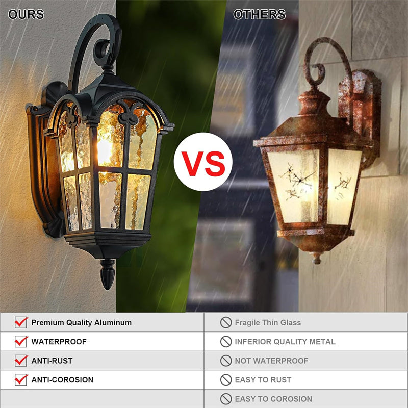 Outdoor Solar Wall Light with Remote Control – Garden, Patio