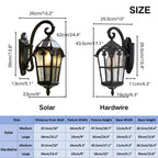 Outdoor Solar Wall Light with Remote Control – Garden, Patio