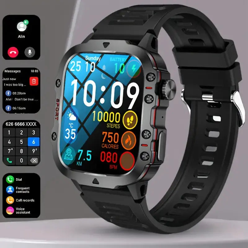 Waterproof Outdoor Smartwatch – Fitness, Adventure