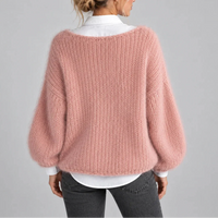Oversized Chunky Knit Jumper with Balloon Sleeves – Casual, Everyday Wear