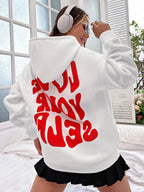 Women’s Hoodie with Drawstring Hood, Front Kangaroo Pocket – Casual, Everyday Wear
