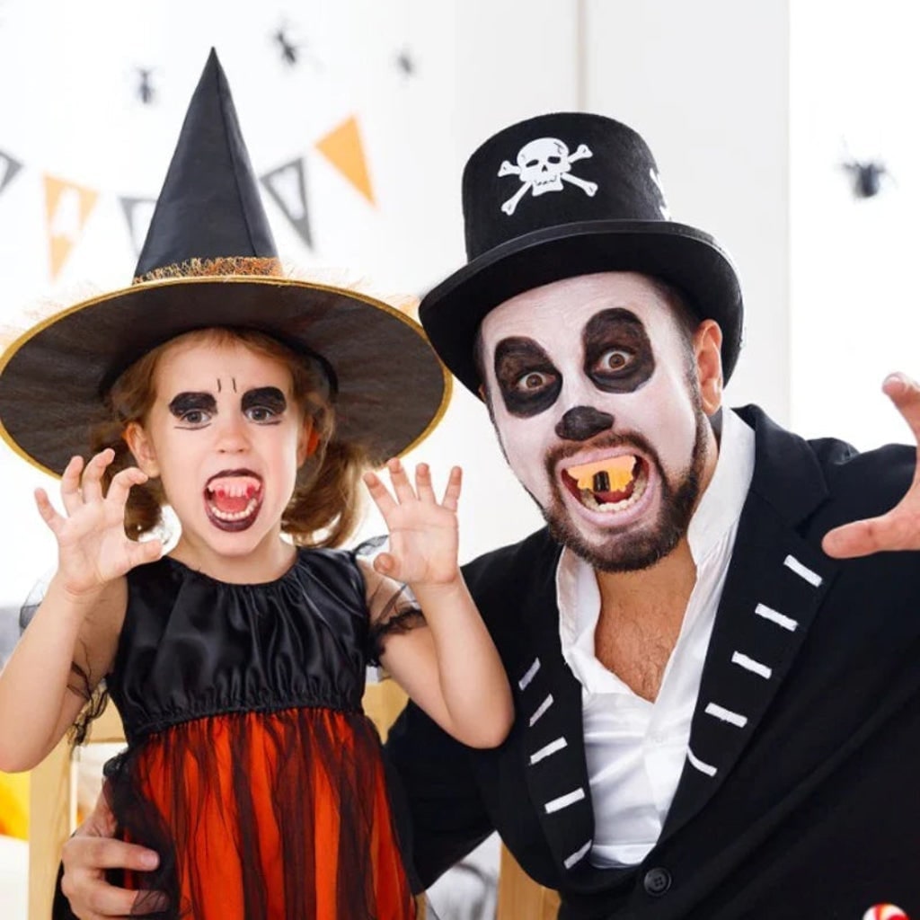 Partial Halloween Fake Teeth with Vampire Fangs – Parties, Costumes