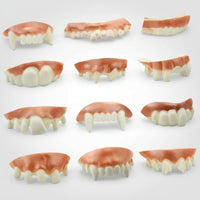 Partial Halloween Fake Teeth with Vampire Fangs – Parties, Costumes