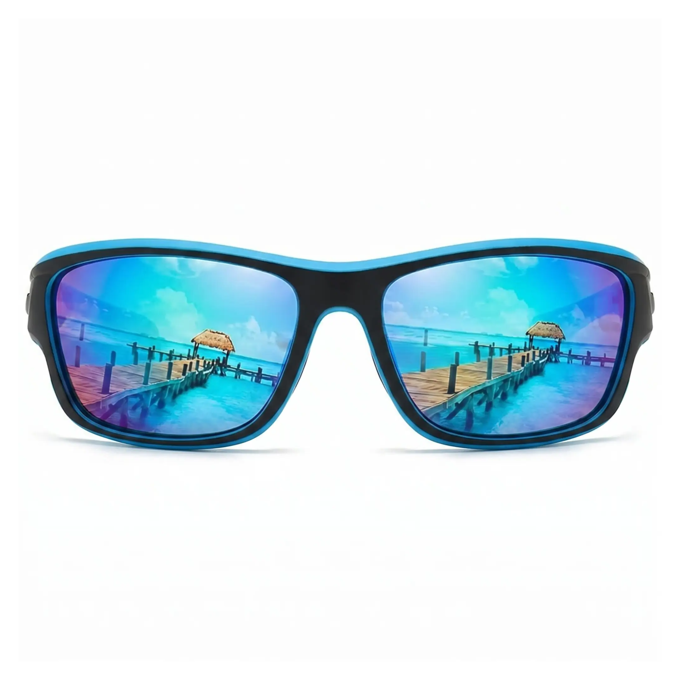 Polarised Sports Sunglasses with UV Protection & Scratch-Resistant Lenses – Outdoor, Sports