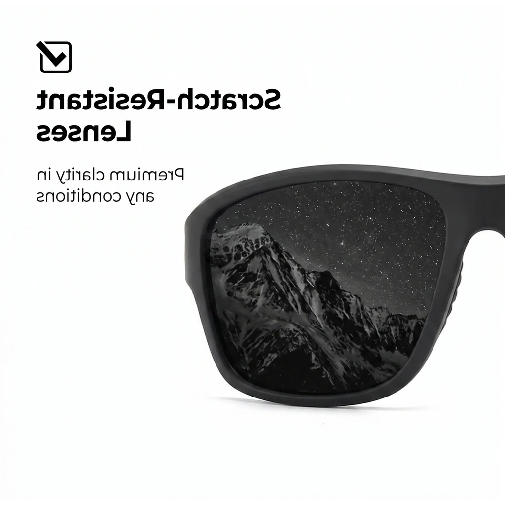 Polarised Sports Sunglasses with UV Protection & Scratch-Resistant Lenses – Outdoor, Sports