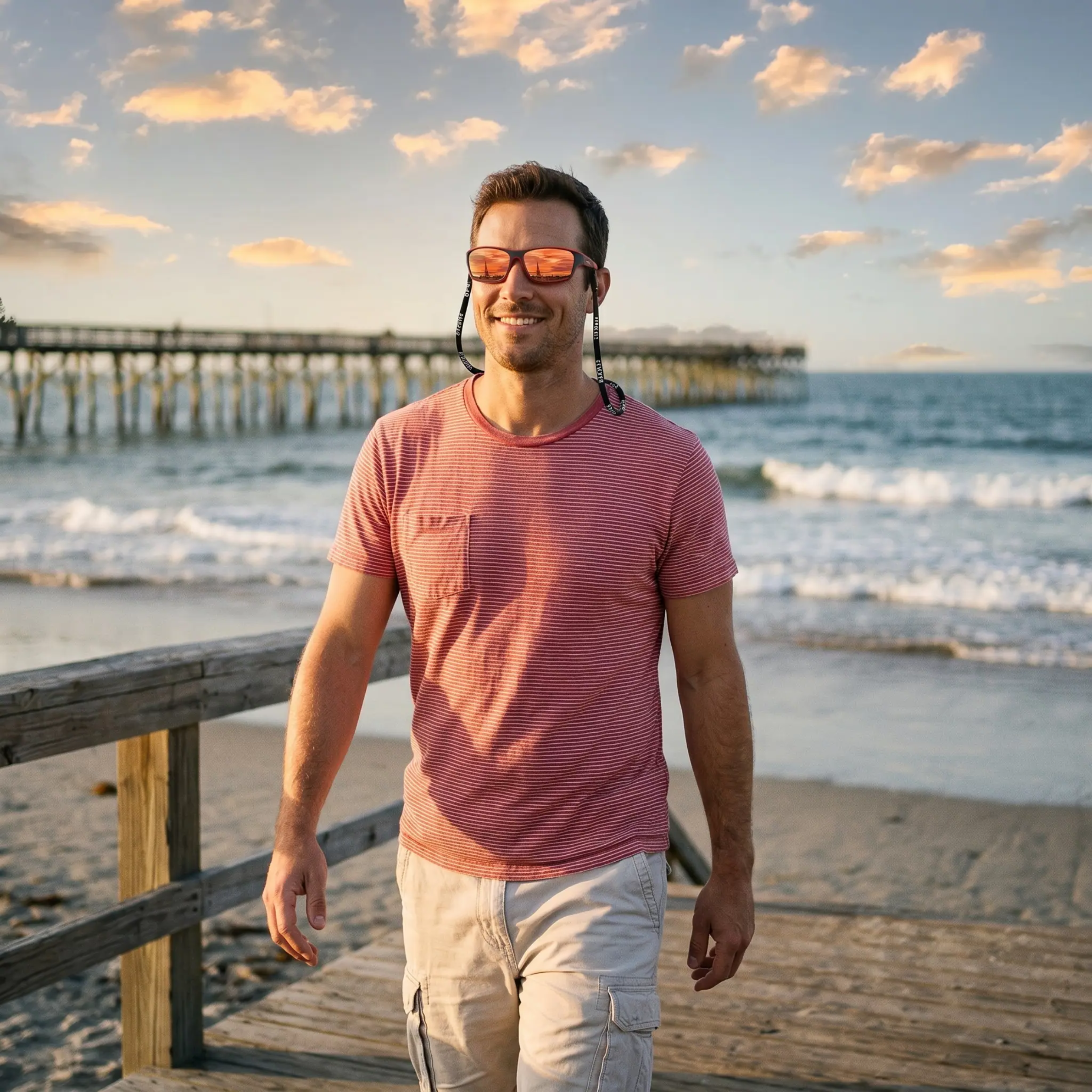 Polarised Sports Sunglasses with UV Protection & Scratch-Resistant Lenses – Outdoor, Sports