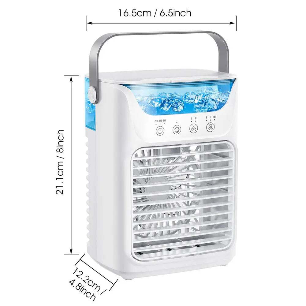 Portable Air Conditioner Fan with Water Tank – Small Room, Home Office