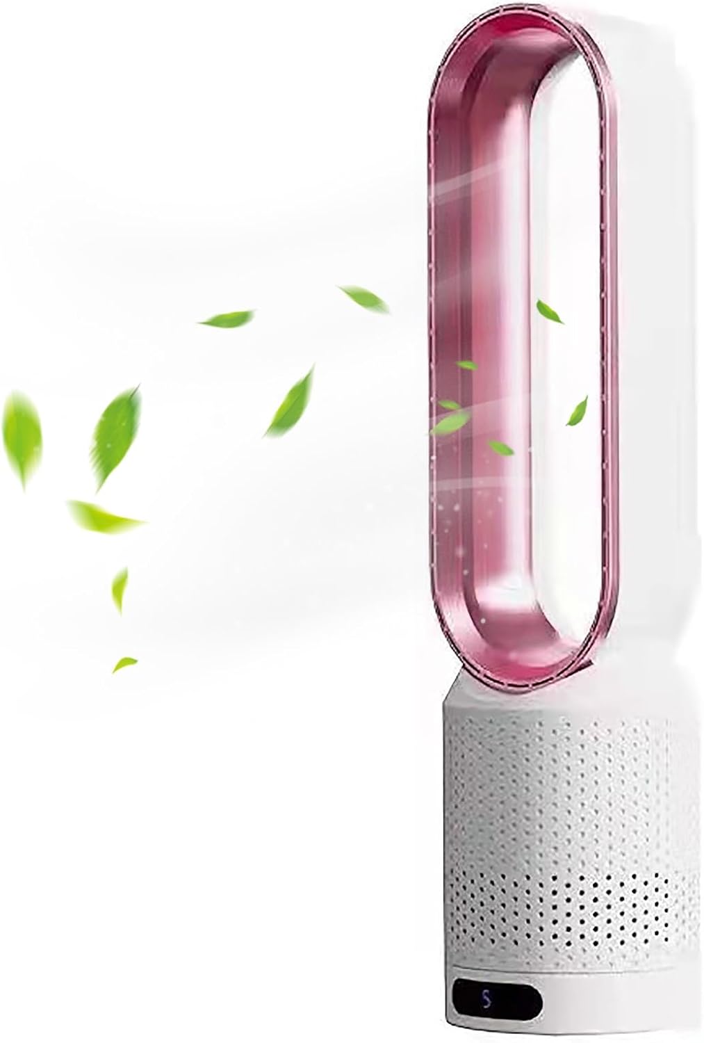 Portable Bladeless Fan with Air Purification and Remote Control – Home Office, Travel