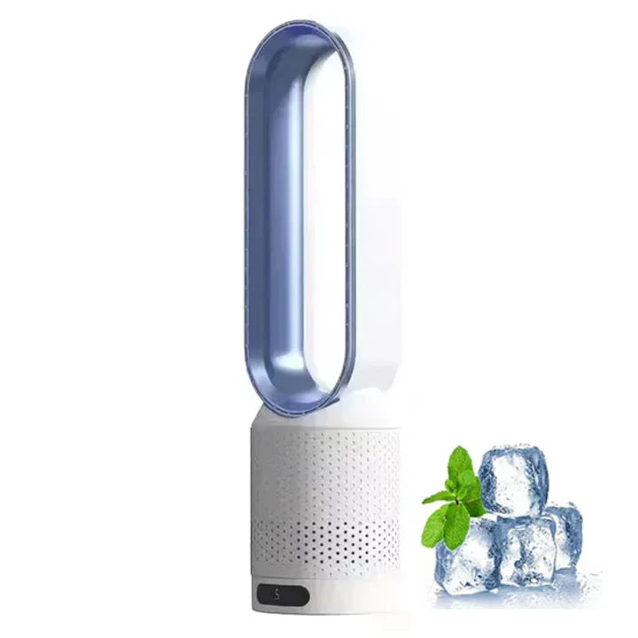 Portable Bladeless Fan with Air Purification and Remote Control – Home Office, Travel