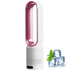 Portable Bladeless Fan with Air Purification and Remote Control – Home Office, Travel