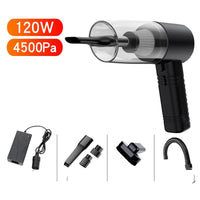 Portable Car Vacuum Cleaner 12V Corded Power with Crevice Tool – Car Cleaning, Travel