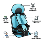 Portable Foldable Child Car Booster Seat – Travel, Safety